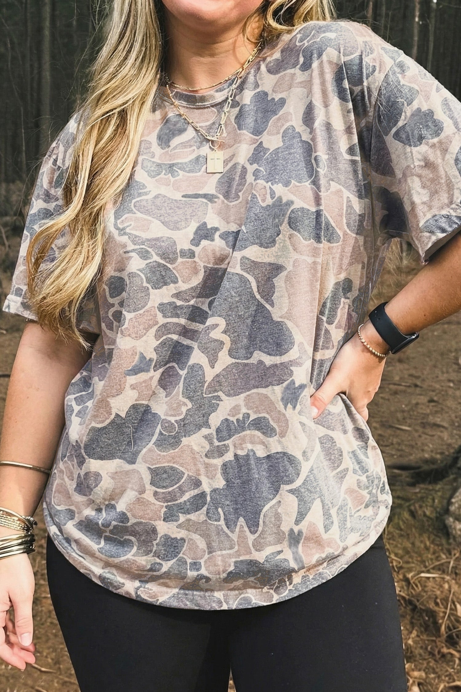 Camo Soft Stretch Tee