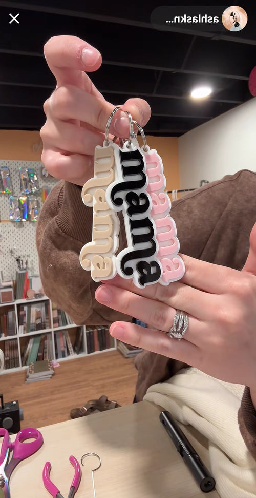 Acrylic MAMA Keychain - FINAL SALE